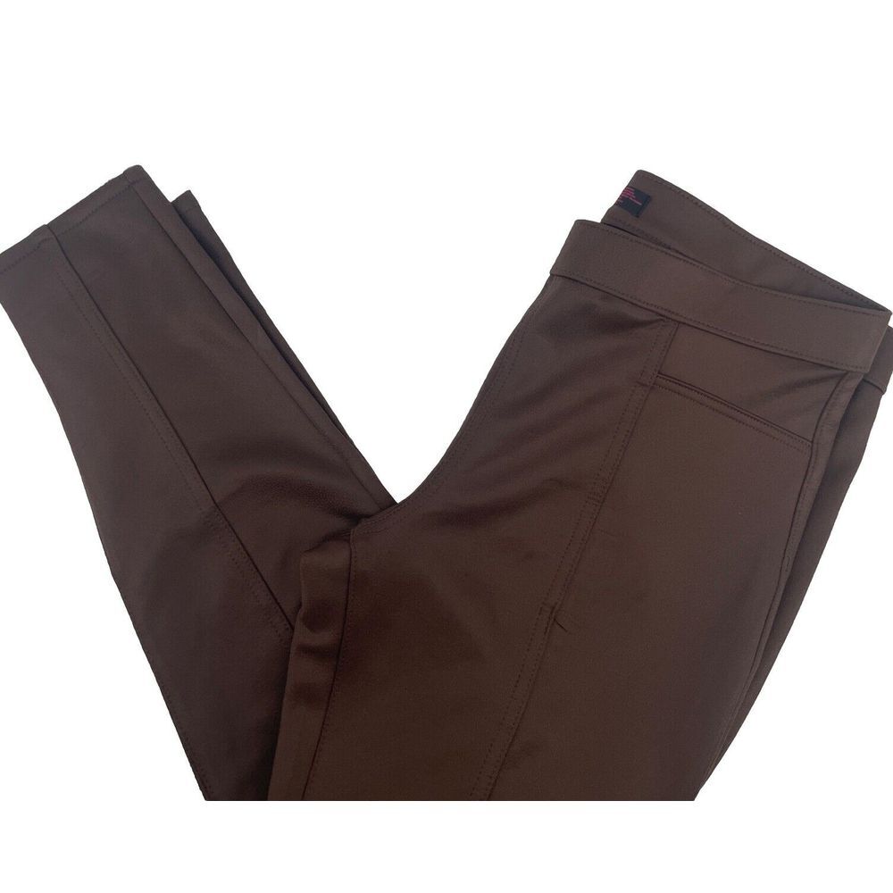 No Boundaries Pants Women's XL Brown Skinny Leather Look Stretch Boho Western